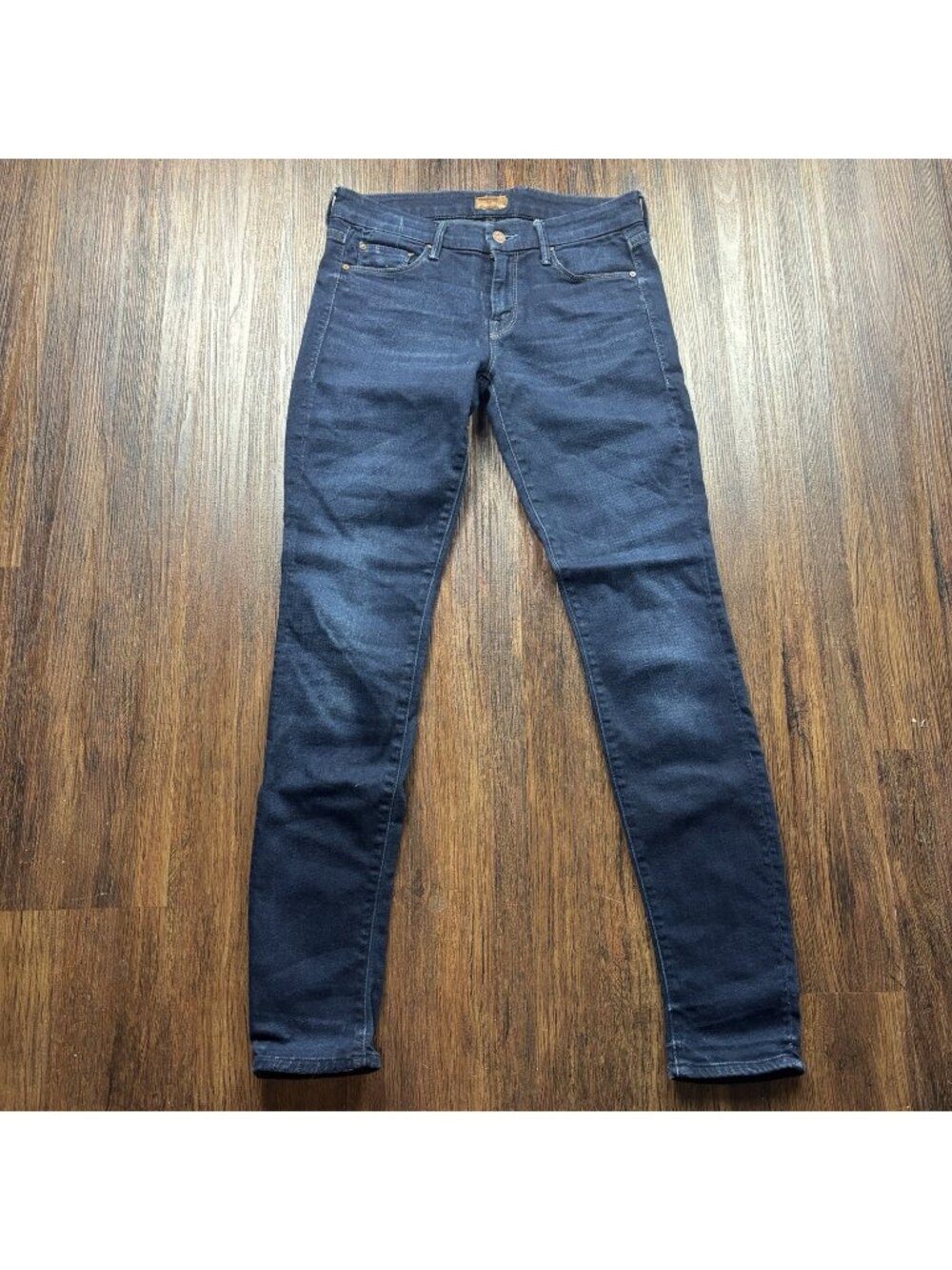 MOTHER The Looker Skinny Jeans Meet Me At Midnight - Dark Wash Women's Size 27